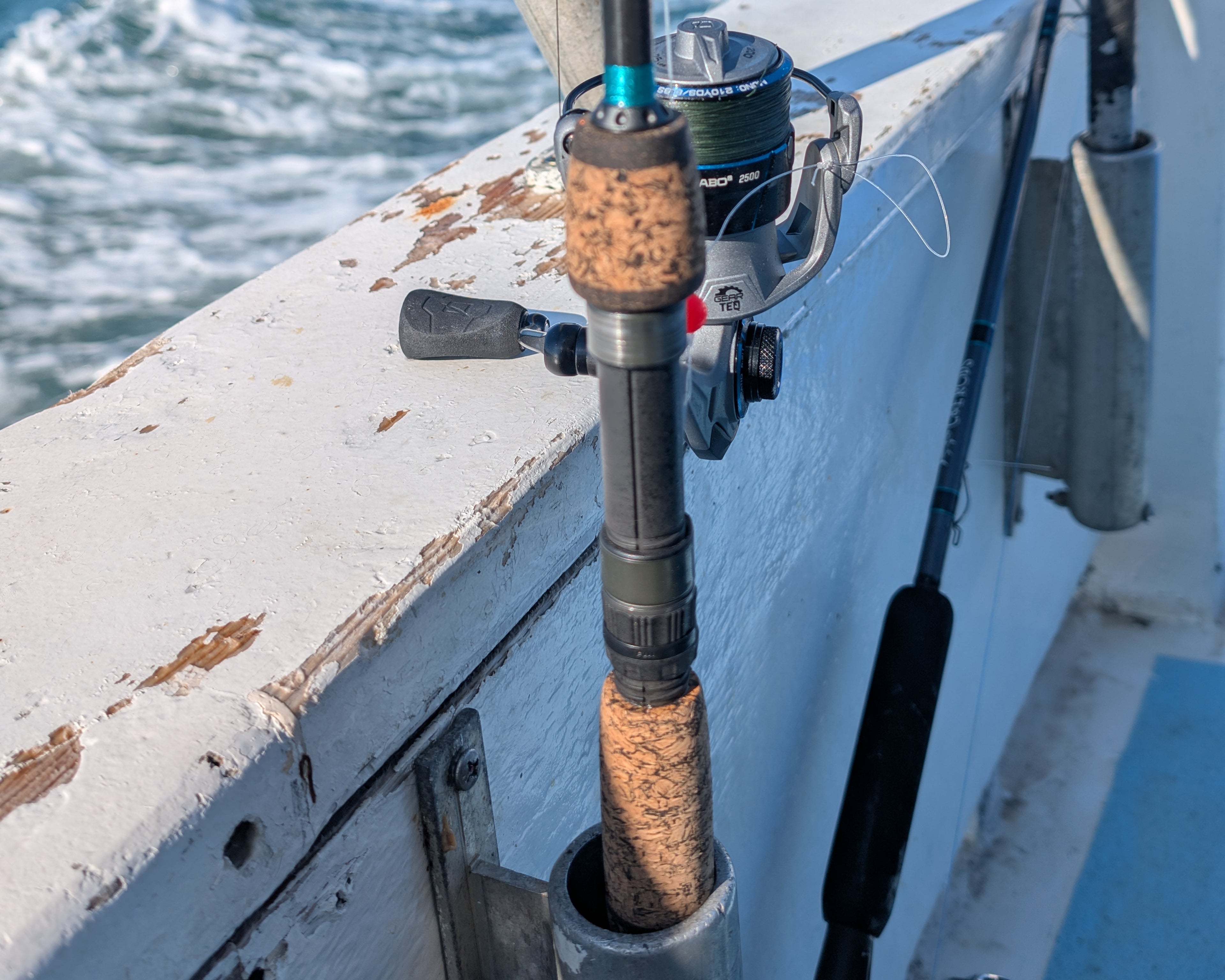 custom inshore fishing rods NFS Rods feature extended fore grip handles Phenix RTS Inshore Spinning Rods