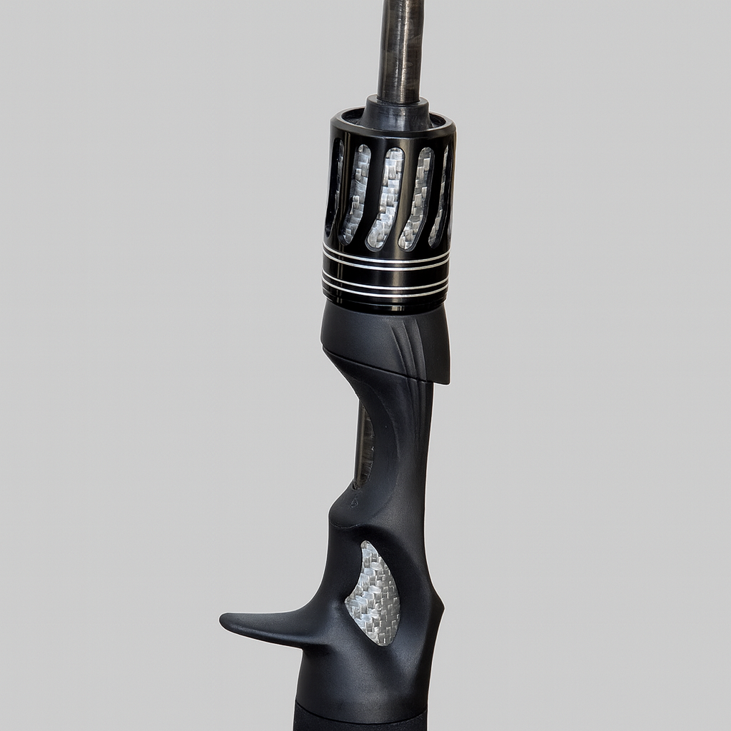 baitcast rod for fluke Dark Matter Skinner Jig & Bounce Casting Rods Metallic Blue 6'8" controlled bait movement for schooling fish This NEW Fluke Hook is